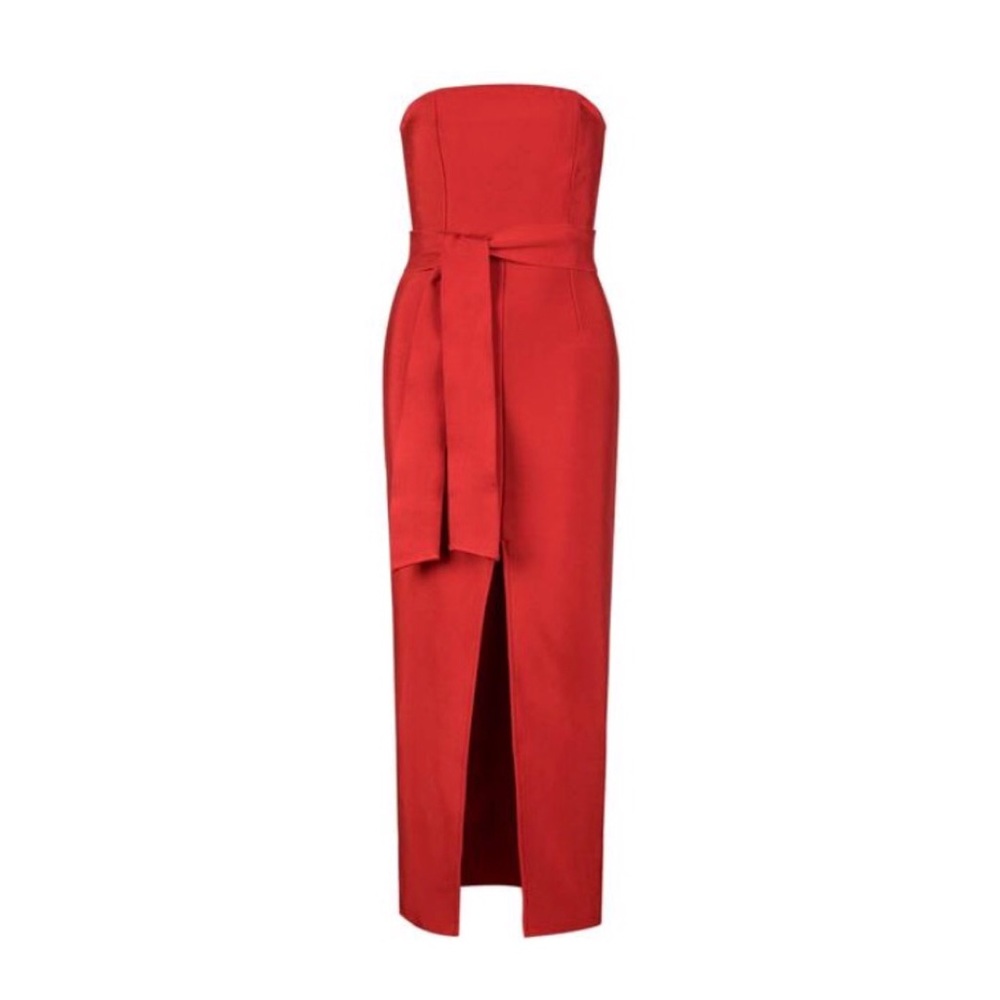 NWOT Scarlet Red Bandage Dress w Detachable Belt